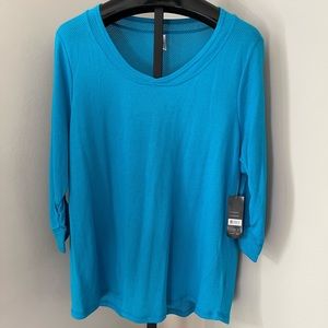 NWT exertek Blue work out shirt